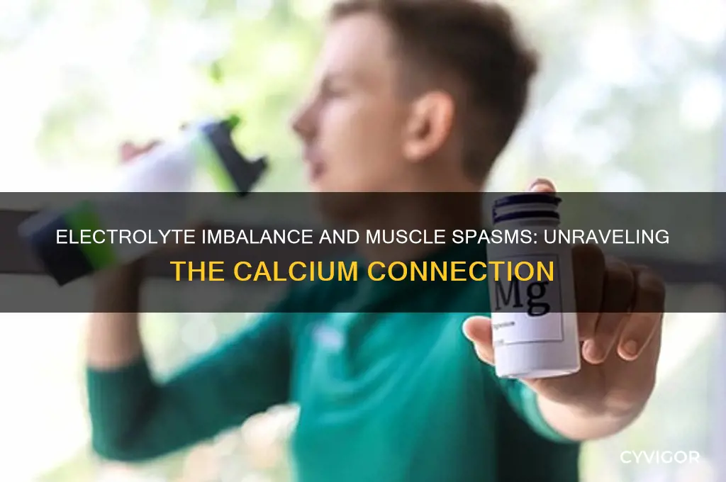 which electrolyte disturbance causes muscle spasms