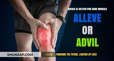 Alleviate Sore Muscles: Alieve vs. Advil – Which Works Best?