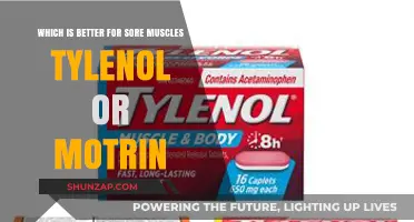 Tylenol vs. Motrin: Which Relieves Sore Muscles Better?