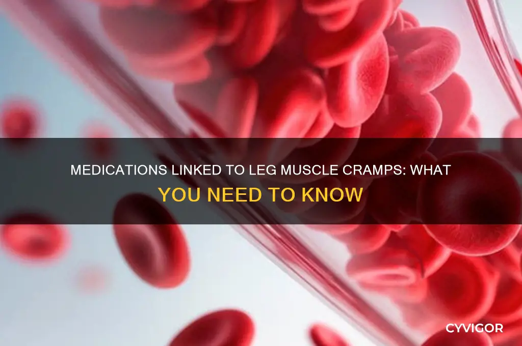 which medications cause leg muscle cramps