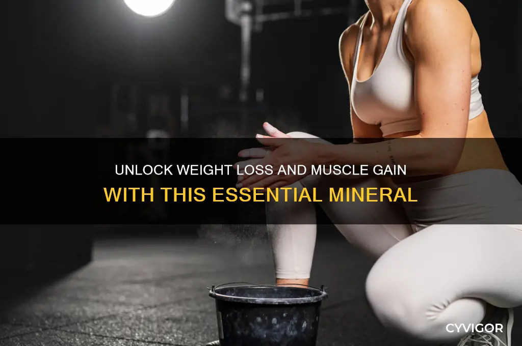 which mineral helps weight loss and muscle gain