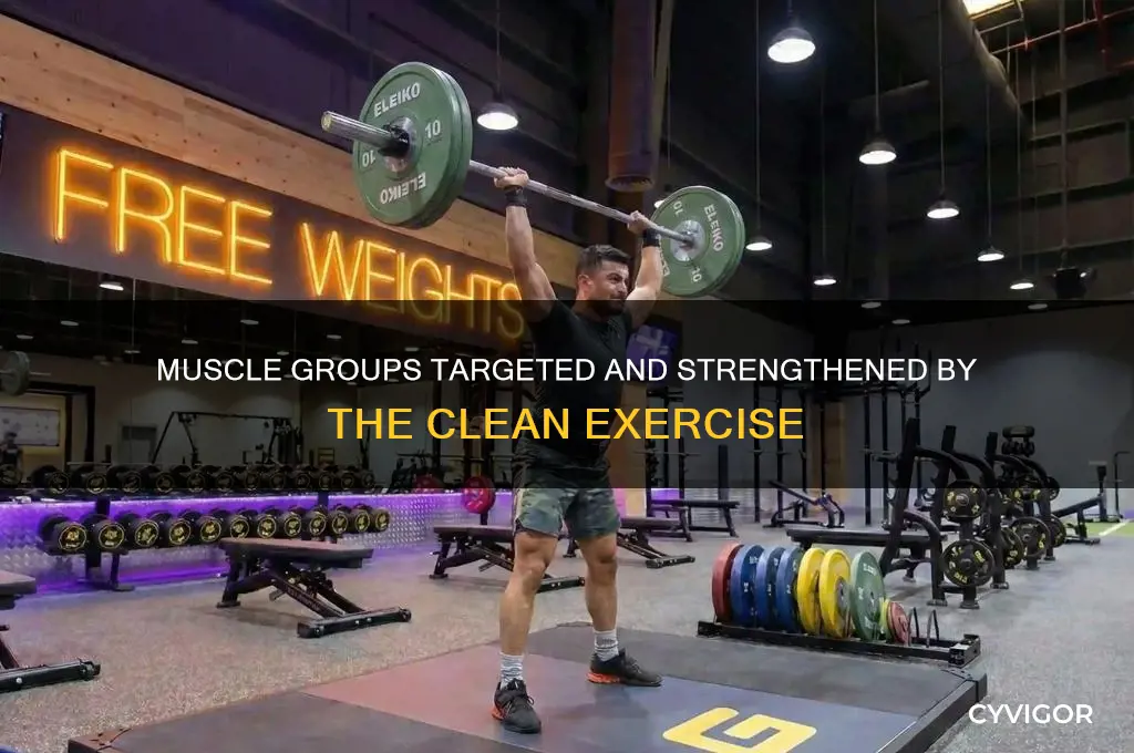 Muscle Groups Targeted And Strengthened By The Clean Exercise | CyVigor