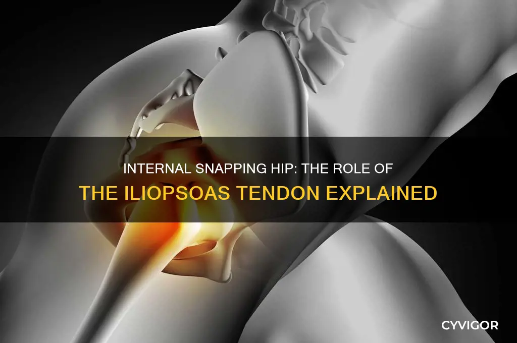 which muscle tendon causes internal snapping of the hip