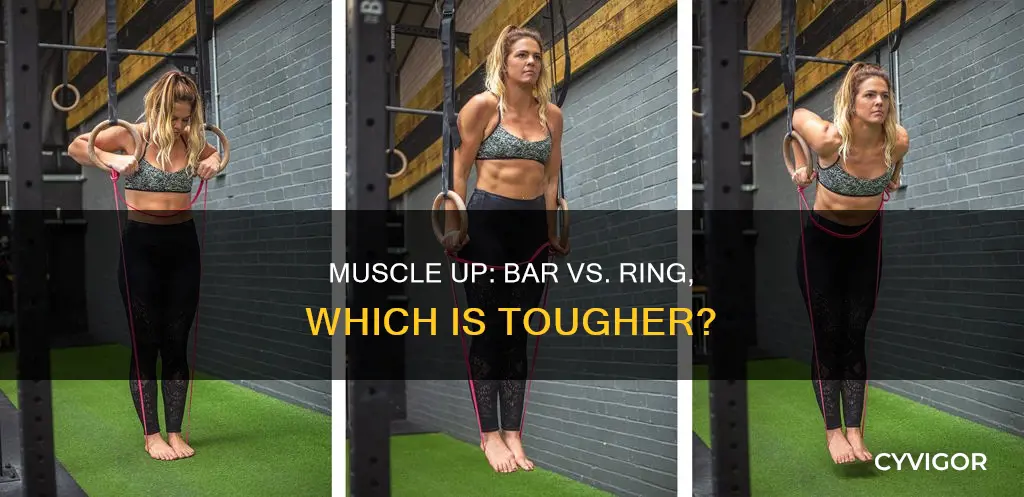 which muscle up is harder