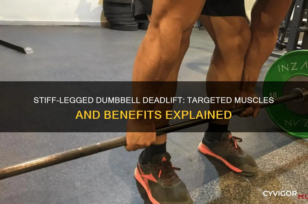 which muscles are worked on stifflegged dumbbell dead lift