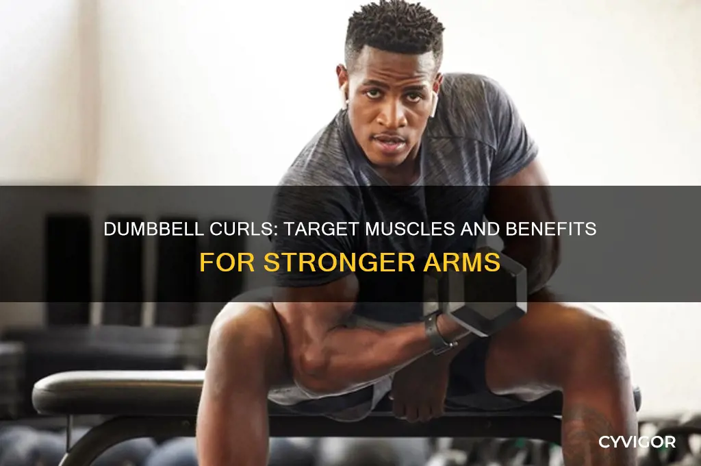 which muscles do dumbbell curls work