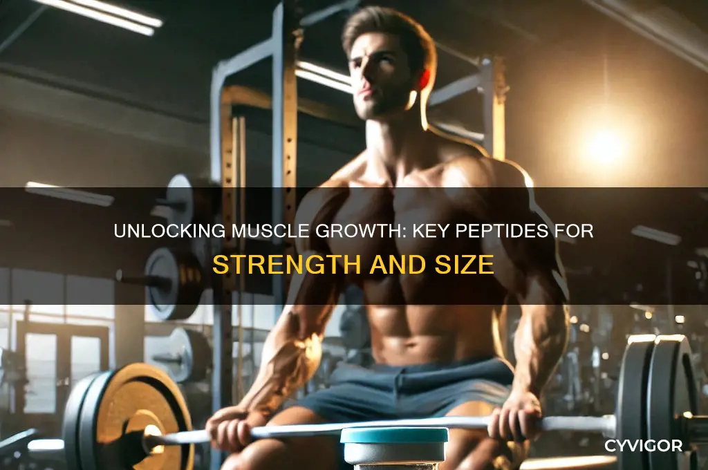 which peptides cause muscle growth