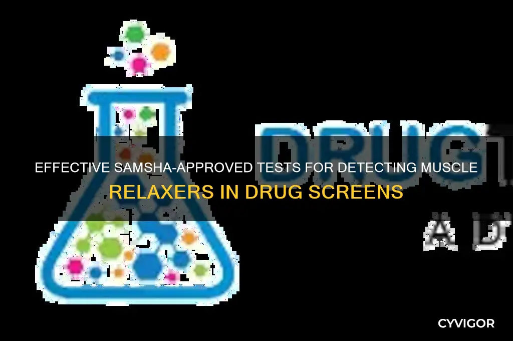 which samse tests for muscle relaxers