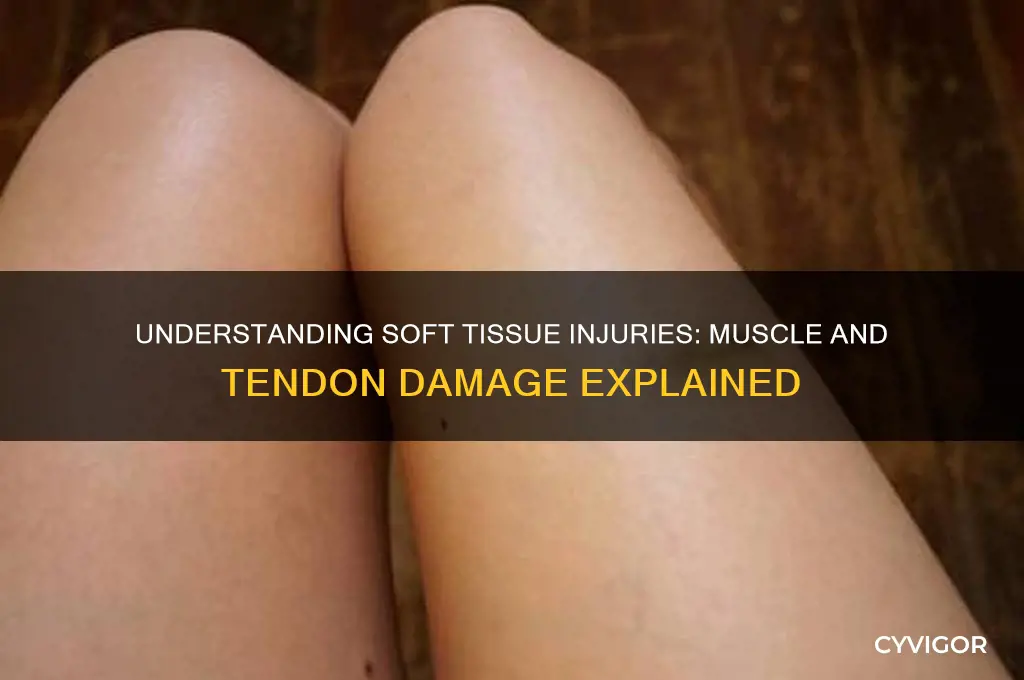 which type of injury is caused by muscle or tendon