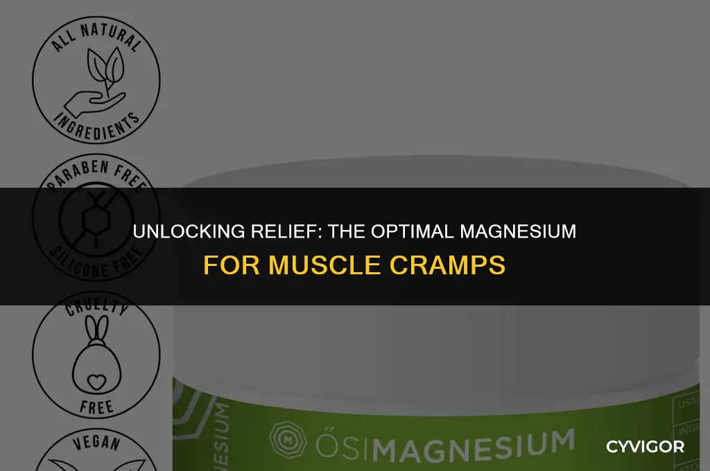 which type of magnesium is best for muscle cramps