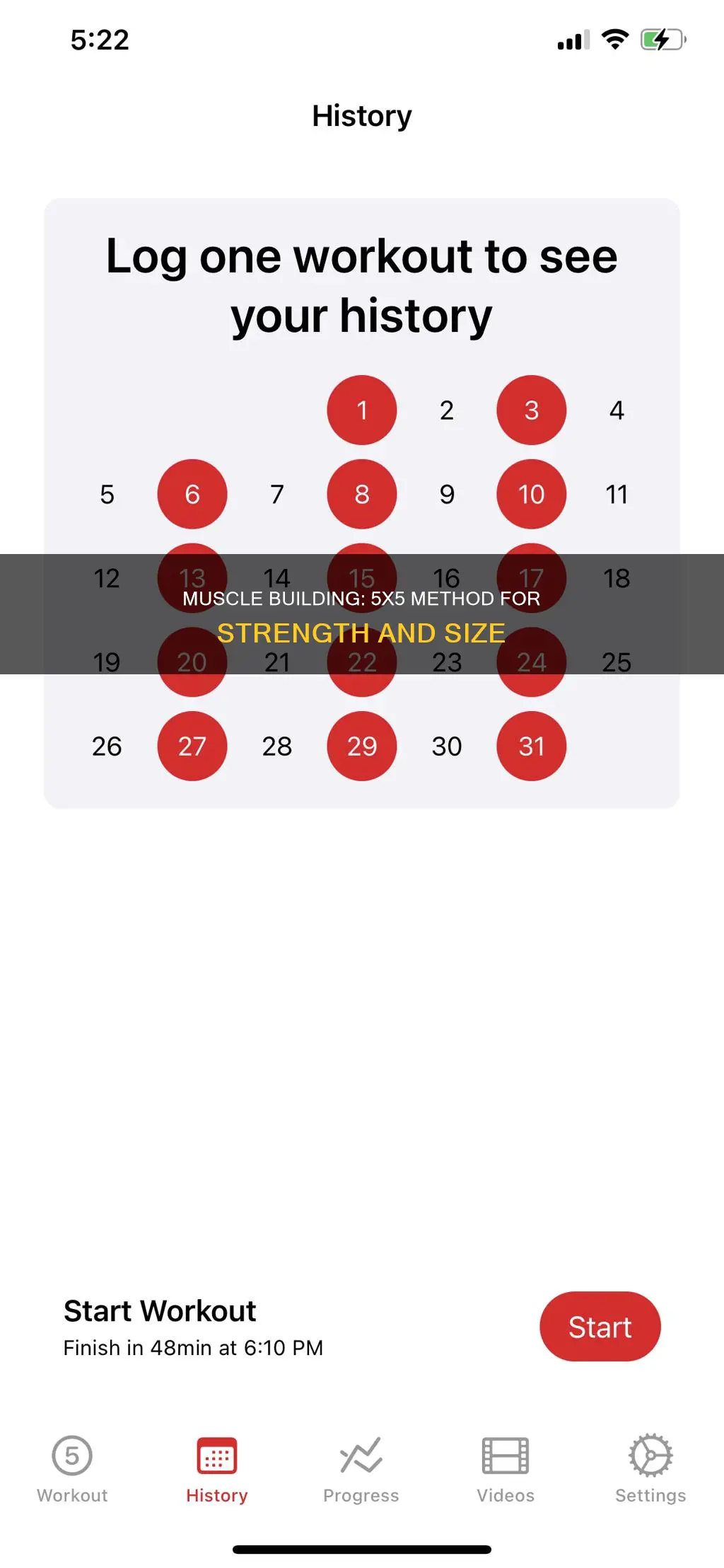 who built muscles with 5x5