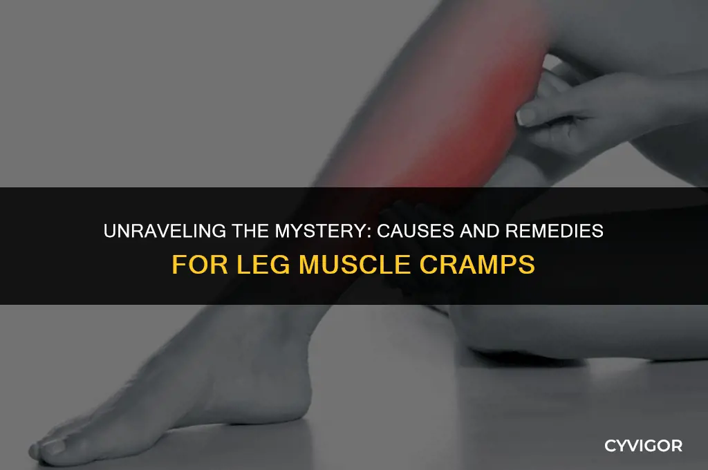 why am i getting muscle cramps in my legs