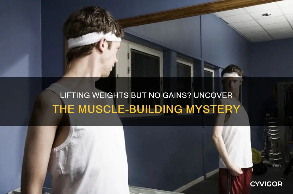why am i lifting weights and not gaining muscle