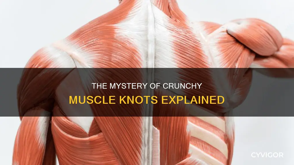 why are muscle knots crunchy