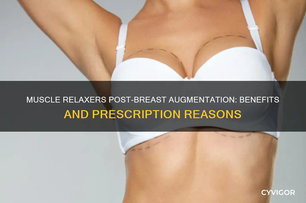 why are muscle relaxers prescribed after breast augmentation