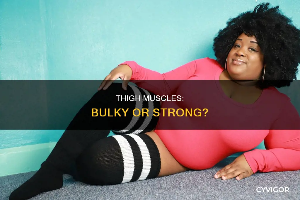 why are muscled thighs bad