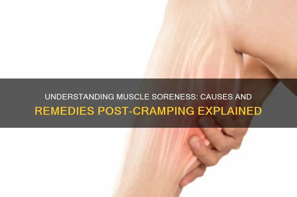 why are muscles sore after cramping