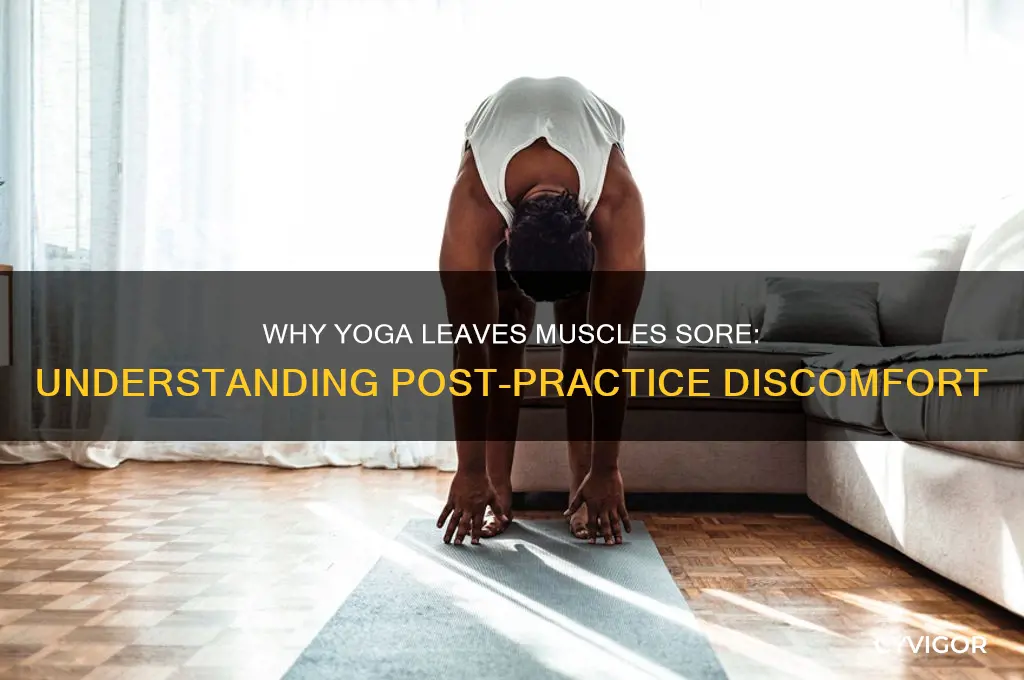 why are muscles sore after yoga