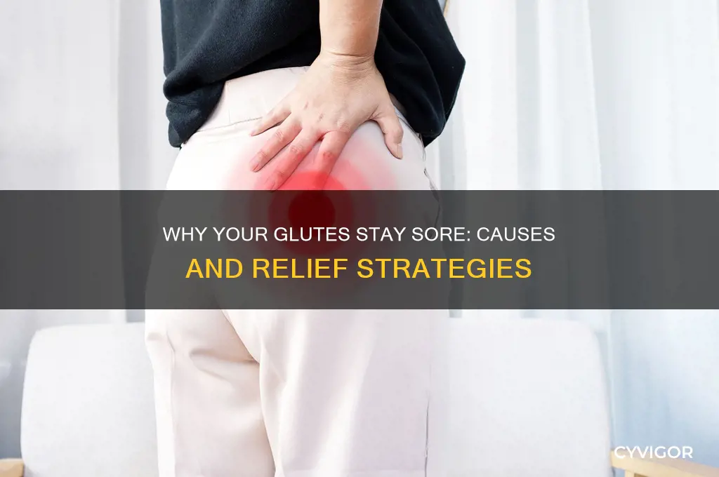 why are my glute muscles always sore
