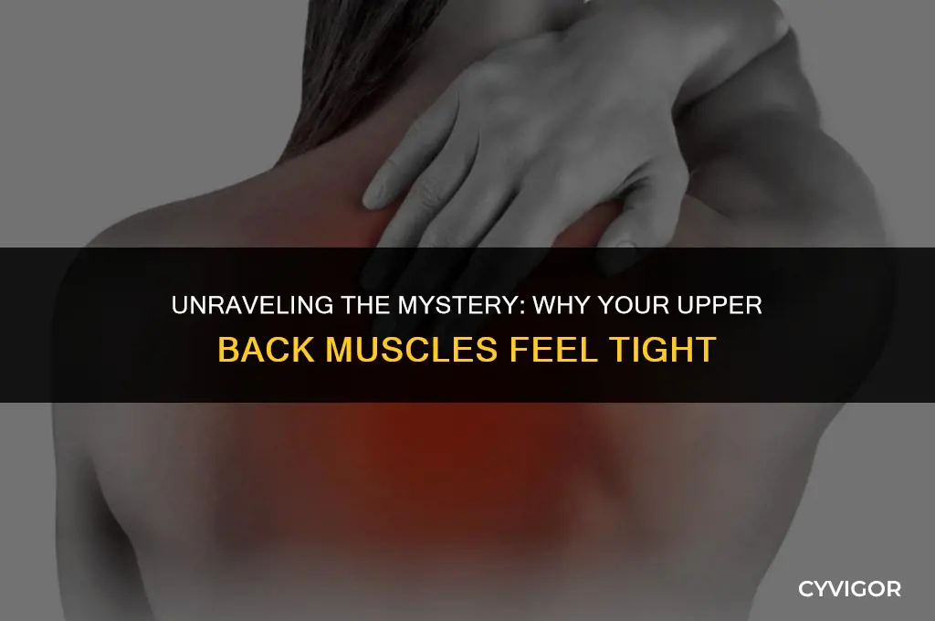 why are my upper back muscles so tight