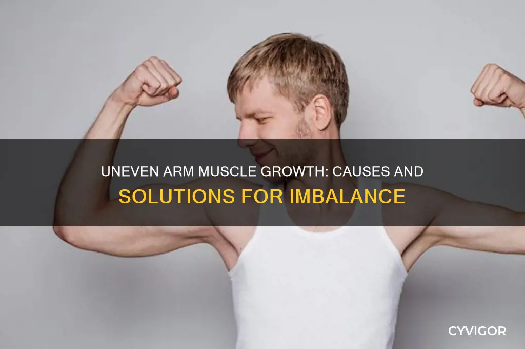 why are the muscles on one arm bigger than other