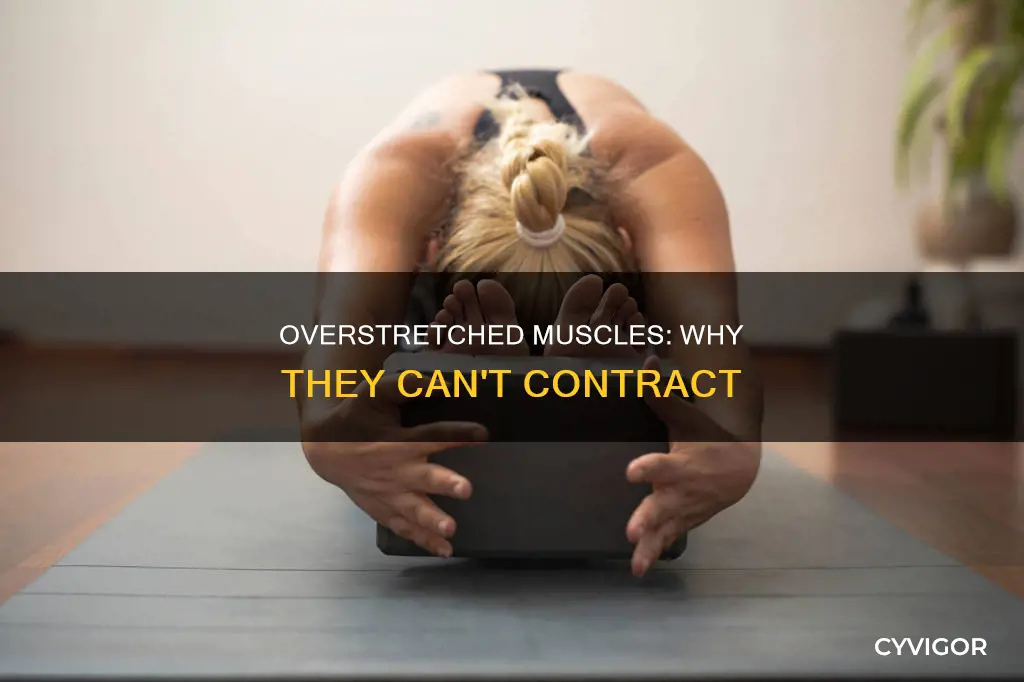why cant overstretched muscles contrat