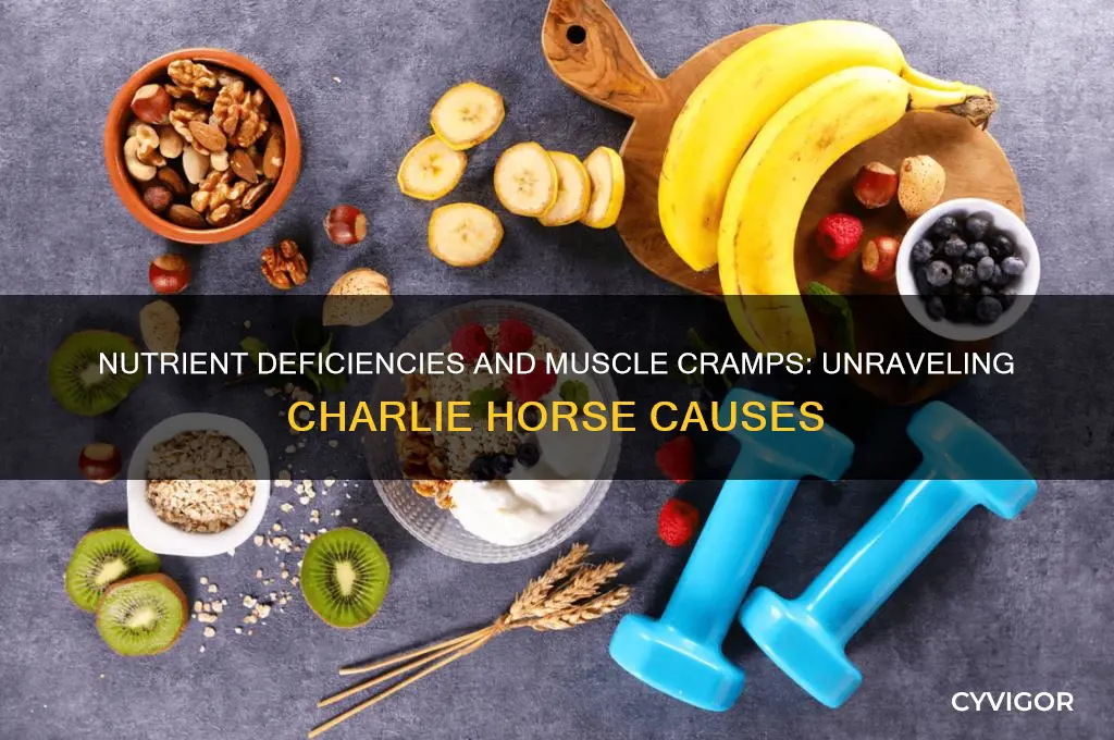 why charlie horses caused by muscle lack of nutrients