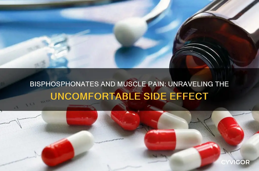why do bisphosphonates cause muscle pain