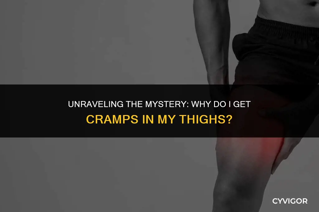 why do i get cramps in my thighs