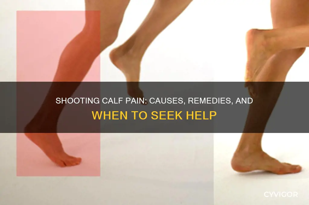 why do i have shooting pain in my calf muscle