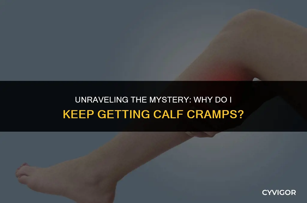 why do i keep getting calf cramps