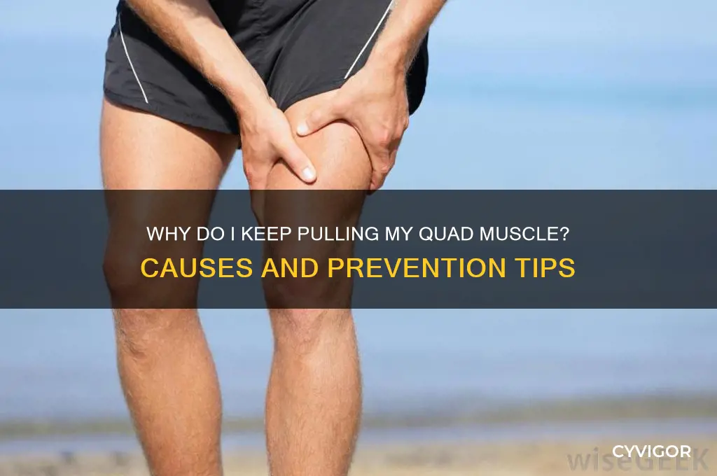 why do i keep pulling my quad muscle