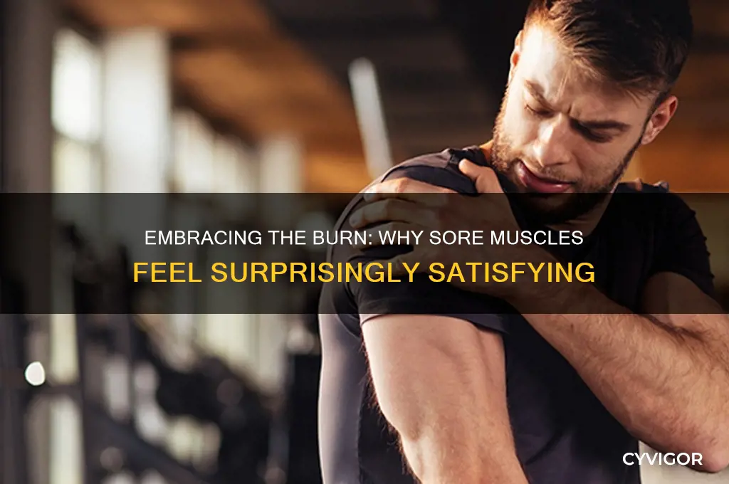 why do i like sore muscles