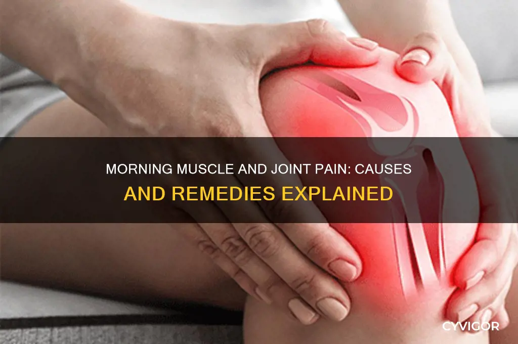 why do i wake up with sore muscles and joints