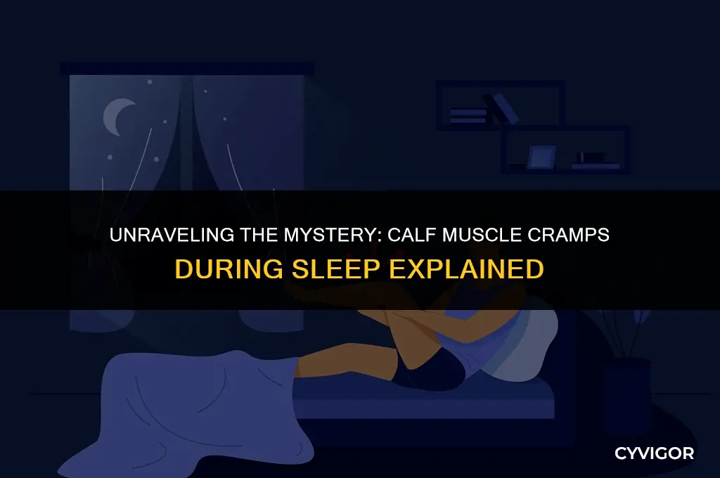why do my calf muscles cramp when i sleep