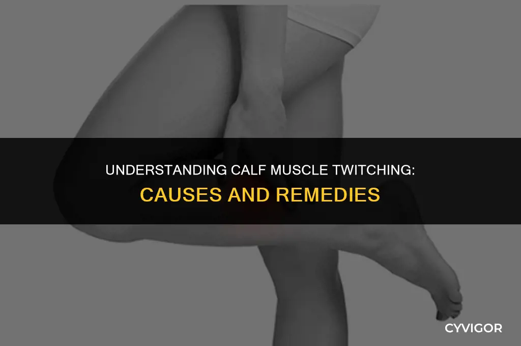 why do my calf muscles twitch