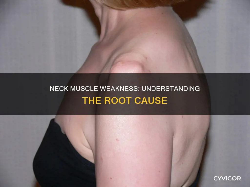 why do neck muscles weaken
