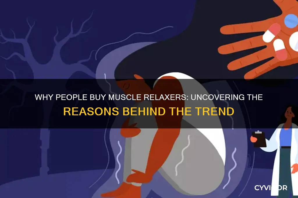 why do people buy muscle relaxers