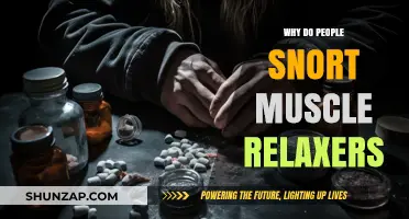 Snorting Muscle Relaxers: Risks, Reasons, and Dangerous Consequences Explained
