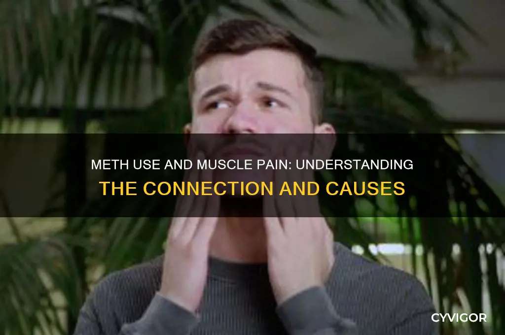 why do ppl who do meth complain of muscle pain