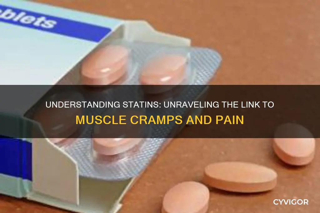 why do stateins cause muscle cramps