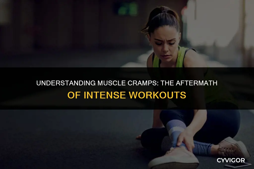 why do we get muscle cramps after heavy exercise