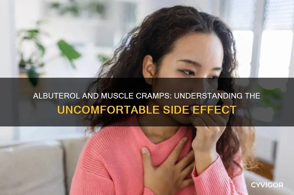 why does albuterol cause muscle cramps