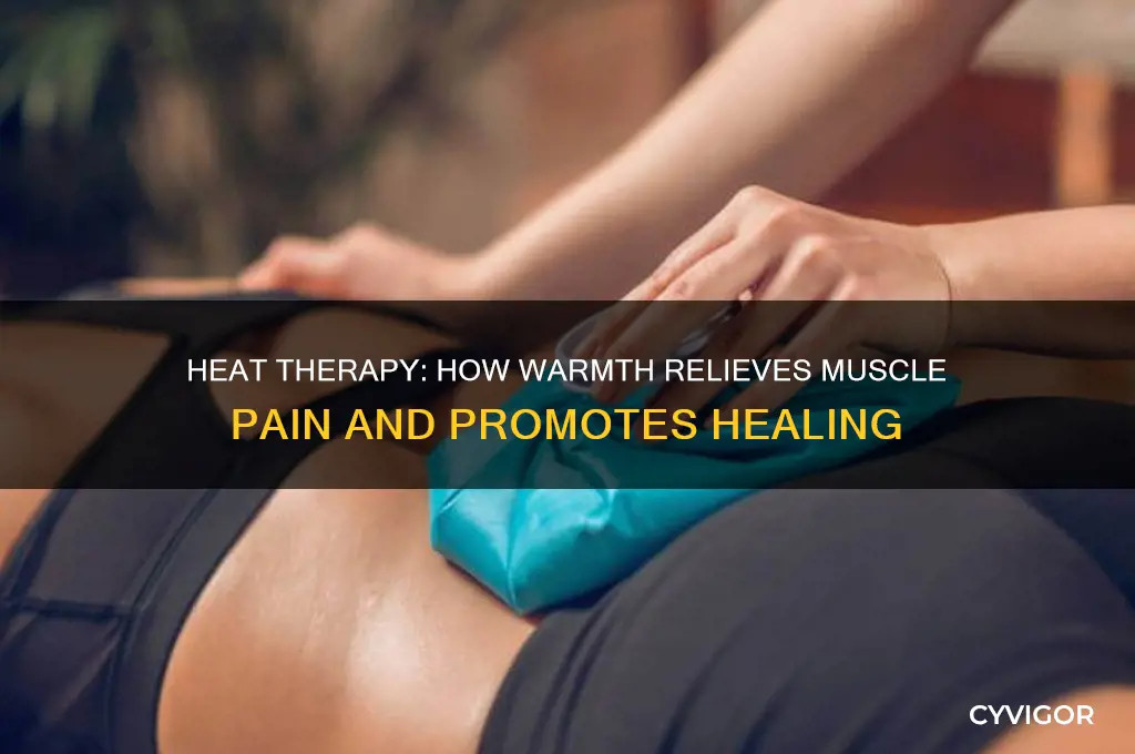 why does heat ease muscle pain