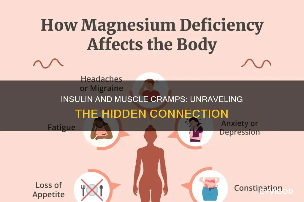 why does insulin cause muscle cramps