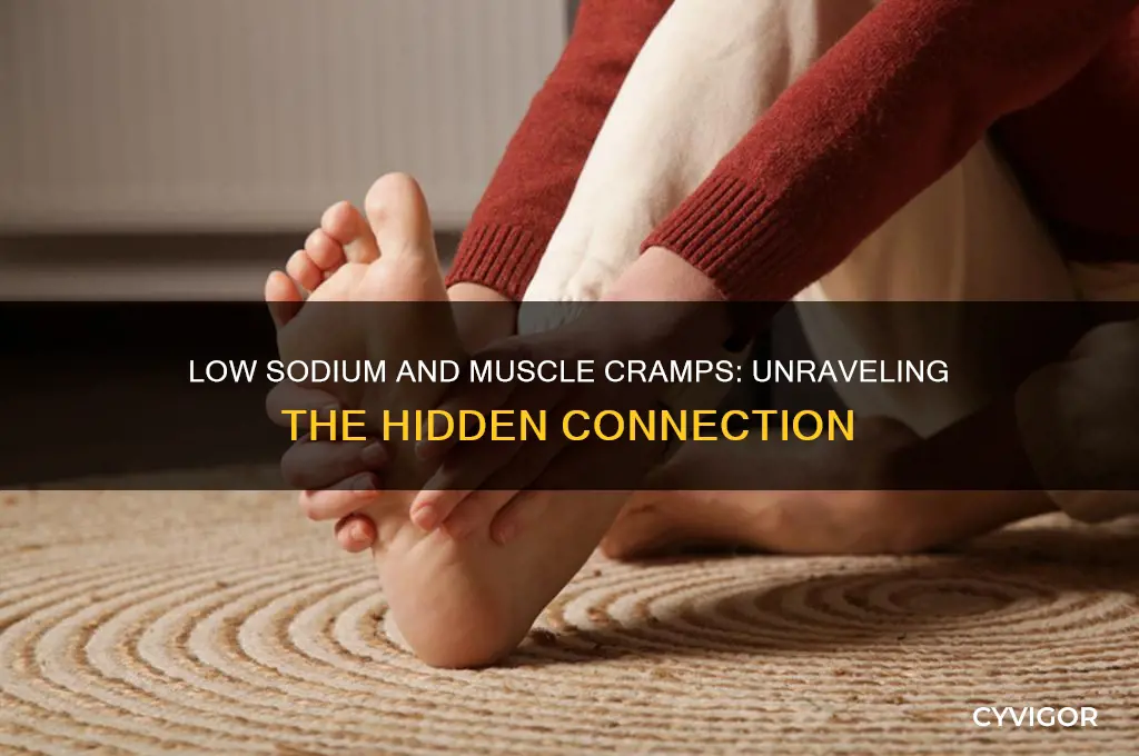 why does low sodium cause muscle cramps