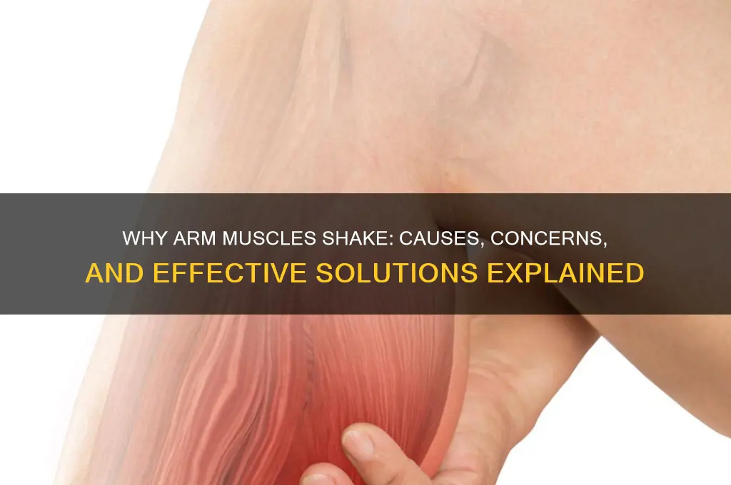 why does my arm muscle shake