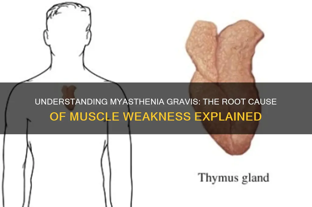 why does myasthenia gravis cause muscle weakness