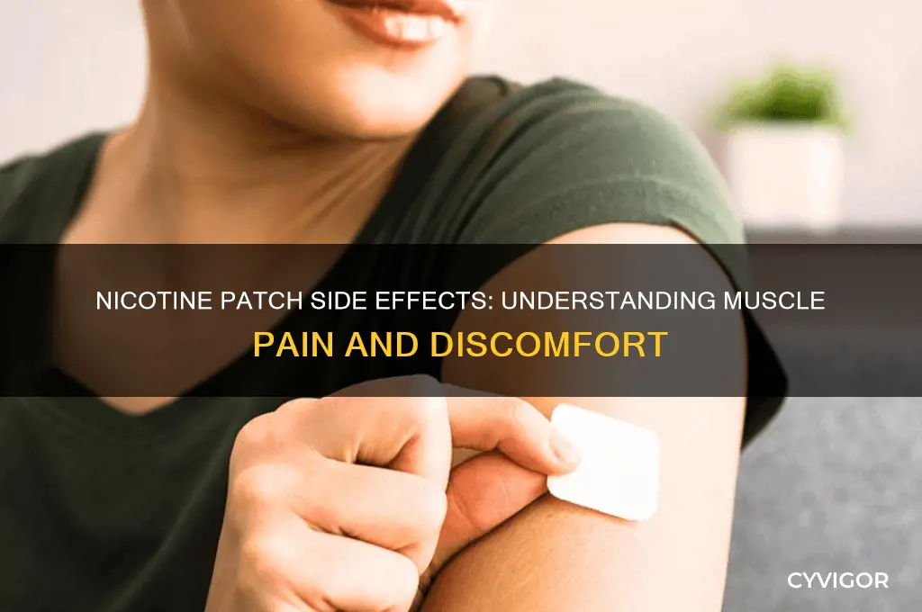 Nicotine Patch Side Effects: Understanding Muscle Pain And Discomfort ...