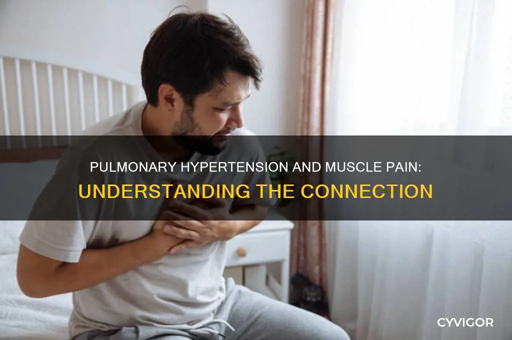 why does pulmonary hypertension cause muscle pain